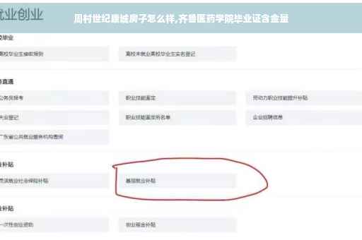 周村世纪康城房子怎么样,齐鲁医药学院毕业证含金量