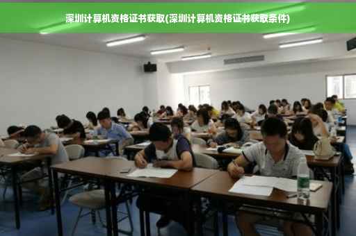 深圳计算机资格证书获取(深圳计算机资格证书获取条件)