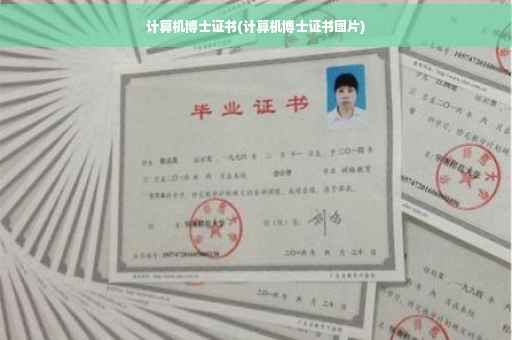计算机博士证书(计算机博士证书图片)