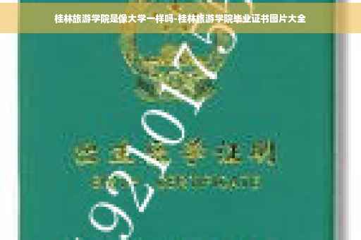 桂林旅游学院是像大学一样吗-桂林旅游学院毕业证书图片大全