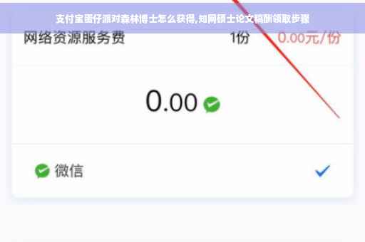 支付宝蛋仔派对森林博士怎么获得,知网硕士论文稿酬领取步骤