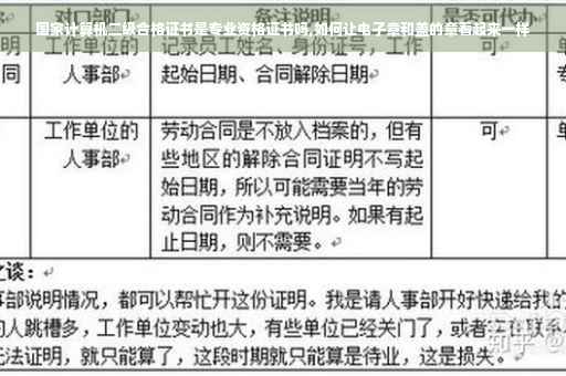 国家计算机二级合格证书是专业资格证书吗,如何让电子章和盖的章看起来一样