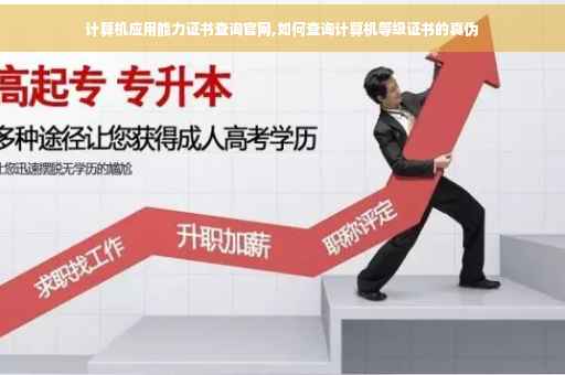 计算机应用能力证书查询官网,如何查询计算机等级证书的真伪