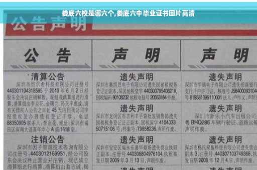 娄底六校是哪六个,娄底六中毕业证书图片高清