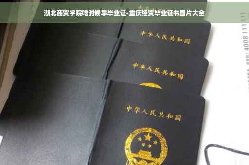 湖北商贸学院啥时候拿毕业证-重庆经贸毕业证书图片大全