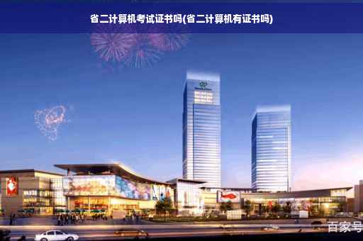 省二计算机考试证书吗(省二计算机有证书吗)