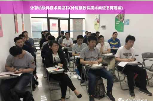计算机软件技术类证书(计算机软件技术类证书有哪些)