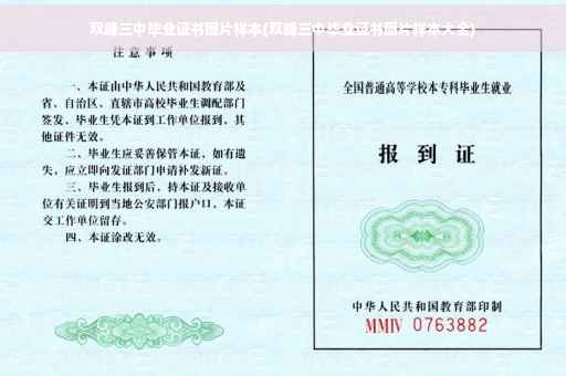 双峰三中毕业证书图片样本(双峰三中毕业证书图片样本大全) 双峰三中毕业证书图片样本(双峰三中毕业证书图片样本大全)