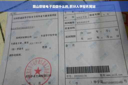 昆山世铭电子是做什么的,积分入学报名网站