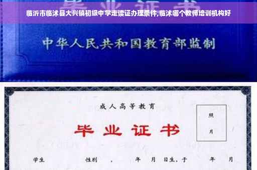 临沂市临沭县大兴镇初级中学走读证办理条件,临沭哪个教师培训机构好