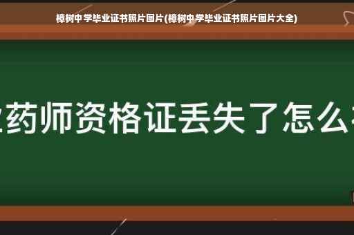 樟树中学毕业证书照片图片(樟树中学毕业证书照片图片大全)