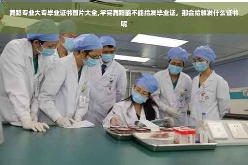 舞蹈专业大专毕业证书图片大全,学完舞蹈能不能给发毕业证，那会给颁发什么证书呢
