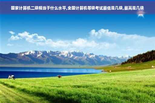 国家计算机二级相当于什么水平,全国计算机等级考试最低是几级,最高是几级