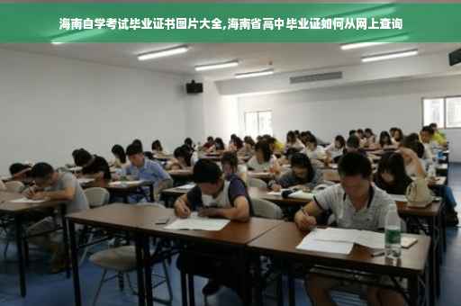 海南自学考试毕业证书图片大全,海南省高中毕业证如何从网上查询
