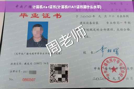 计算机itat证书(计算机ITAT证书算什么水平)