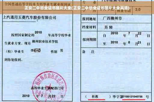 正安二中毕业证书图片大全(正安二中毕业证书图片大全高清)