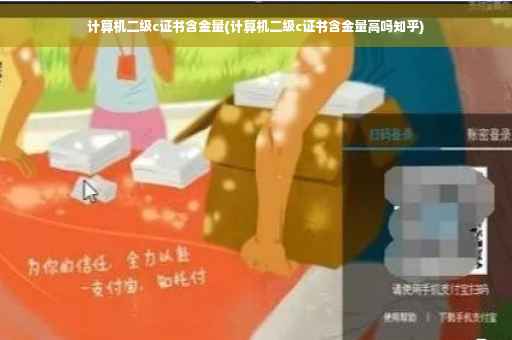 计算机二级c证书含金量(计算机二级c证书含金量高吗知乎)