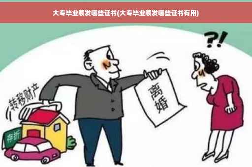 大专毕业颁发哪些证书(大专毕业颁发哪些证书有用)