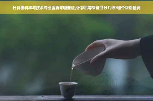 计算机科学与技术专业需要考哪些证,计算机等级证书分几级?哪个级别最高