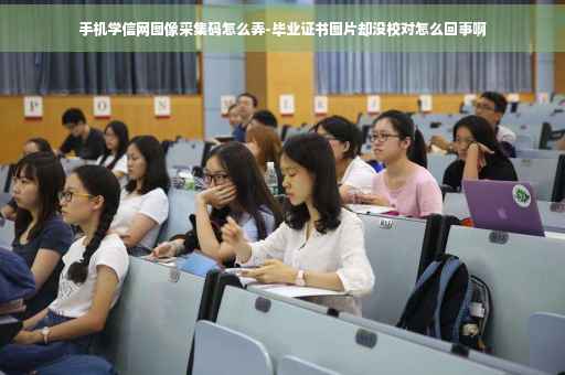 手机学信网图像采集码怎么弄-毕业证书图片却没校对怎么回事啊