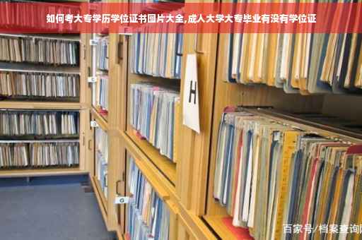 如何考大专学历学位证书图片大全,成人大学大专毕业有没有学位证