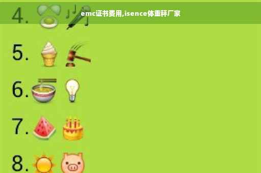 emc证书费用,isence体重秤厂家