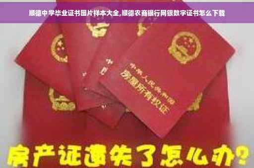 顺德中学毕业证书图片样本大全,顺德农商银行网银数字证书怎么下载