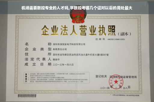 机场需要数控专业的人才吗,学数控考哪几个证对以后的用处最大