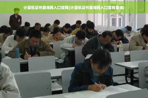 计算机证书查询网入口官网(计算机证书查询网入口官网查询)