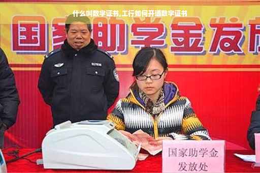 什么叫数字证书,工行如何开通数字证书