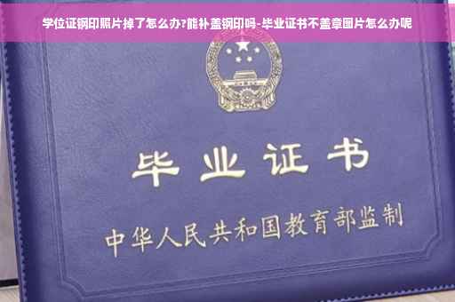 学位证钢印照片掉了怎么办?能补盖钢印吗-毕业证书不盖章图片怎么办呢