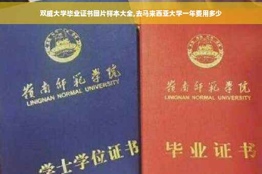 双威大学毕业证书图片样本大全,去马来西亚大学一年费用多少