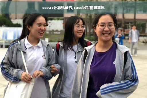 cceac计算机证书,cacc冠军猫啥意思
