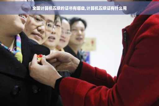 全国计算机五级的证书有哪些,计算机五级证有什么用