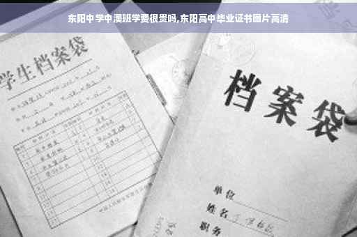 东阳中学中澳班学费很贵吗,东阳高中毕业证书图片高清