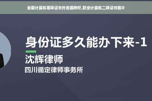 全国计算机等级证书外壳哪种好,职业计算机二级证书图片
