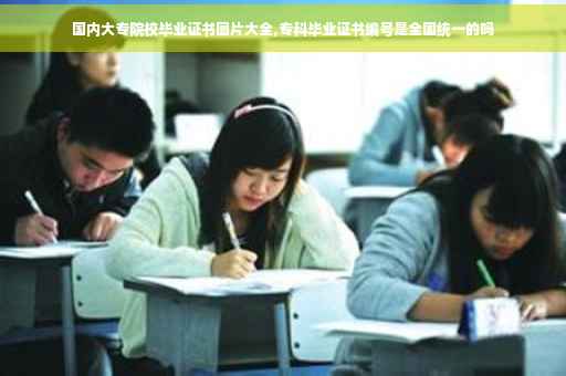 国内大专院校毕业证书图片大全,专科毕业证书编号是全国统一的吗