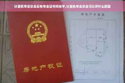 计算机专业毕业后有专业证书吗知乎,计算机专业毕业可以评什么职称