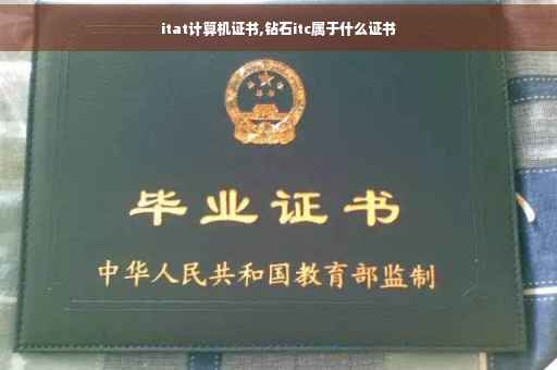 itat计算机证书,钻石itc属于什么证书