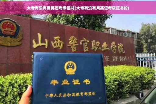 大专有没有用英语考级证书(大专有没有用英语考级证书的)
