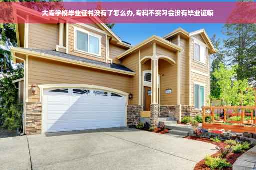 大专学校毕业证书没有了怎么办,专科不实习会没有毕业证嘛