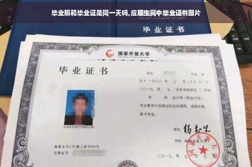 毕业照和毕业证是同一天吗,应届生高中毕业证书图片