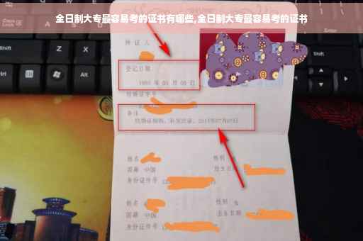 全日制大专最容易考的证书有哪些,全日制大专最容易考的证书