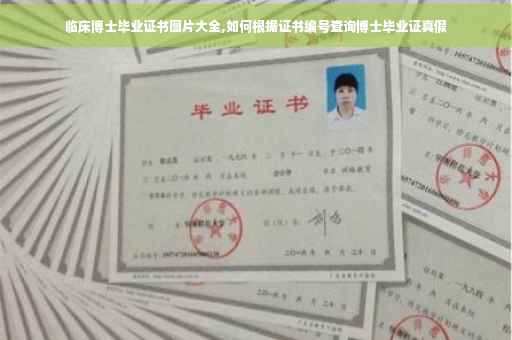 临床博士毕业证书图片大全,如何根据证书编号查询博士毕业证真假