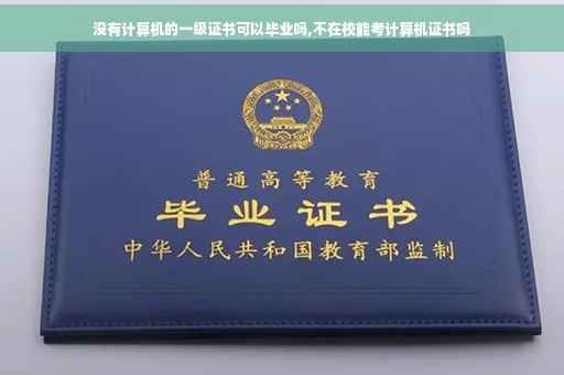 没有计算机的一级证书可以毕业吗,不在校能考计算机证书吗