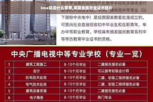 lme码是什么意思,英国金属毕业证书图片