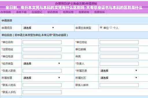 全日制，专升本文凭与本科的文凭有什么区别吗-大专毕业证书与本科的区别是什么