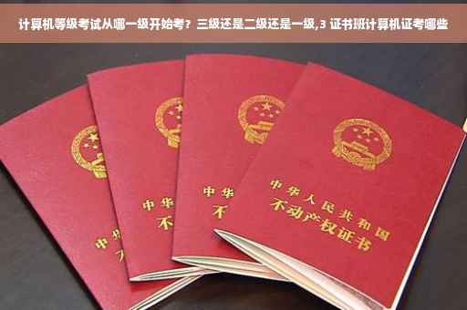 计算机等级考试从哪一级开始考？三级还是二级还是一级,3 证书班计算机证考哪些