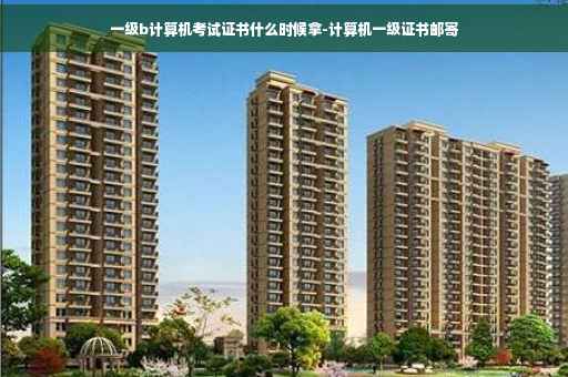 一级b计算机考试证书什么时候拿-计算机一级证书邮寄