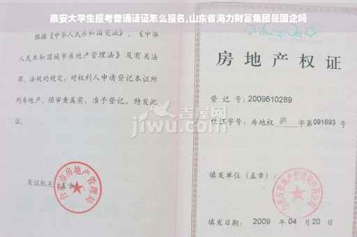 泰安大学生报考普通话证怎么报名,山东省海力财富集团是国企吗